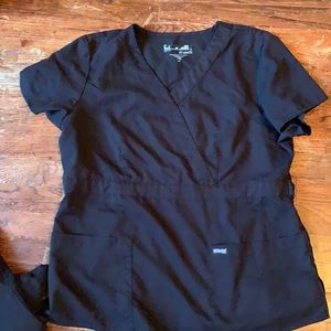 Grey’s Anatomy black scrubs XL/M